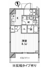 アーデン麻布十番 303 間取り図