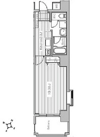 ミラフローレス赤坂 903 間取り図