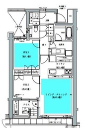 ザ・パークハウス広尾羽澤 2階 間取り図