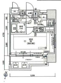 ガリシア九段下ライズ 7階 間取り図