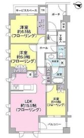 パークホームズ下目黒 2階 間取り図