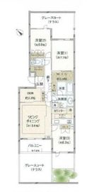 パークコート学芸大学デュアルプレイス 地下1階 間取り図