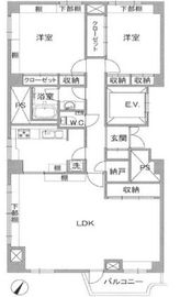 南青山第一マンションズ 5階 間取り図