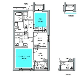 ザ・パークハウス広尾羽澤 2階 間取り図