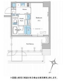 ブラウ門前仲町 1301 間取り図