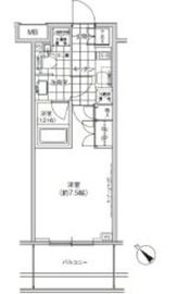 パークハビオ武蔵小山 602 間取り図