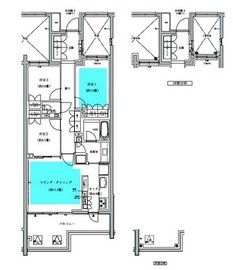 ザ・パークハウス広尾羽澤 4階 間取り図