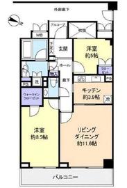 ディアナガーデン神宮前 3階 間取り図