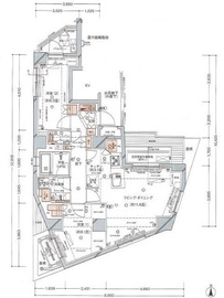 センチュリー初台 7階 間取り図