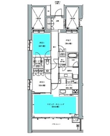 ザ・パークハウス広尾羽澤 1階 間取り図