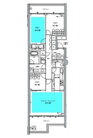 ザ・パークハウス広尾羽澤 3階 間取り図