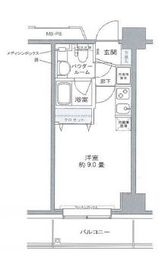 プライムアーバン豊洲 410 間取り図