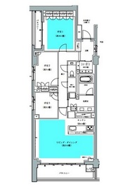 ザ・パークハウス広尾羽澤 3階 間取り図