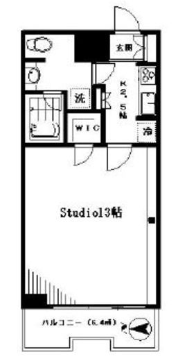 コンシェリア西新宿タワーズウエスト 14階 間取り図