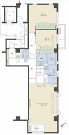 東急ドエルプレステージ赤坂氷川町 2階 間取り図