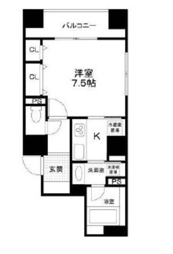 チェスターハウス九段下 201 間取り図