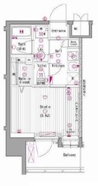 ガーラ三田慶大前 10階 間取り図