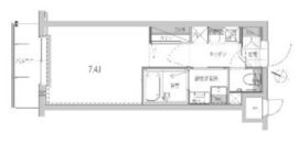 ハーモニーレジデンス品川高輪 103 間取り図