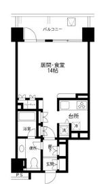 アーバンパーク麻布十番 803 間取り図