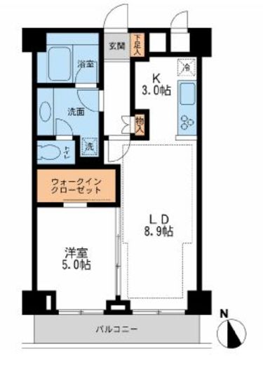 NTPRレジデンス鷹番 106 間取り図