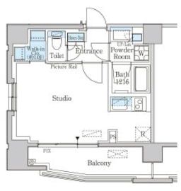 ルーエ渋谷神山町 403 間取り図