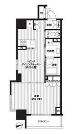 レジディア新御徒町 1001 間取り図