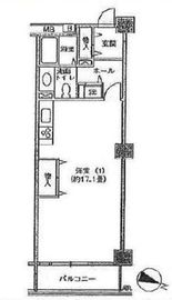 アクティ目黒駅前 1号棟 607 間取り図
