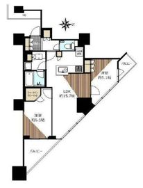 富久クロスコンフォートタワー(Tomihisa Cross)  50階 間取り図