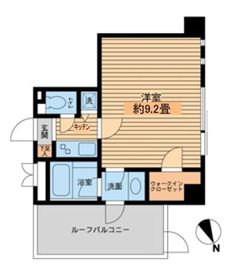 エンゼルピュア高輪 602 間取り図