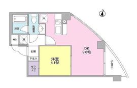 ボヌール都立大学壱番館 309 間取り図