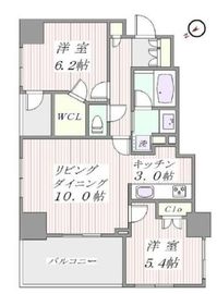 ブランズ日本橋茅場町 8階 間取り図