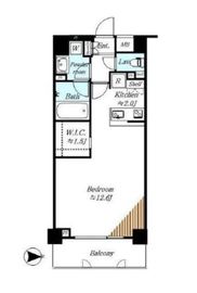 ラフィネ三田 4F1 間取り図