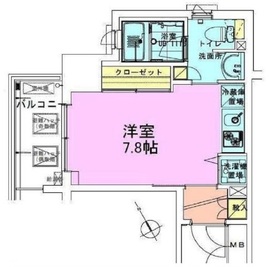 門前仲町レジデンス参番館 1108 間取り図