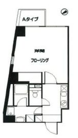 ホーヨー東京レジデンス赤坂3丁目 6階 間取り図