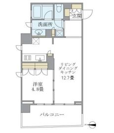 KDXレジデンス南麻布 502 間取り図
