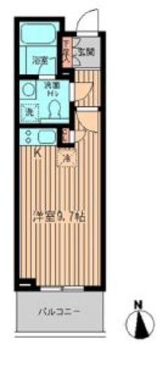 白金タワー 6階 間取り図