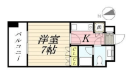 フォレシティ麻布十番 703 間取り図