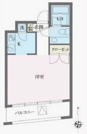 パークフロント西新宿 602 間取り図