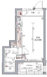 ラグディア高輪 2階 間取り図