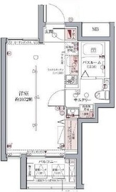 ラグディア高輪 2階 間取り図