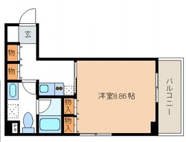 レジディア新川 312 間取り図