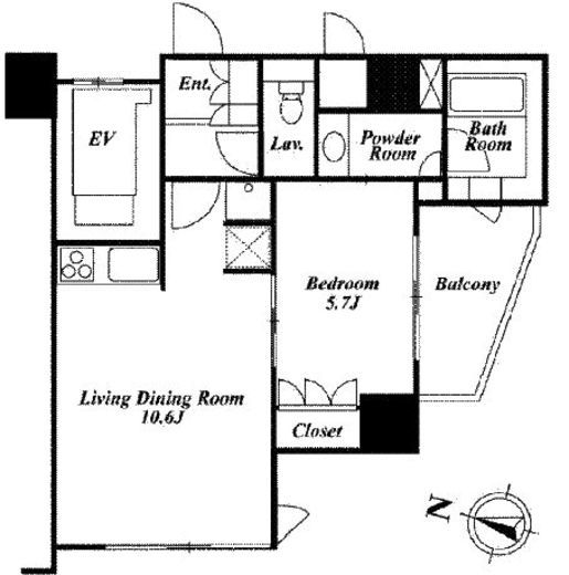 レグノ・フォルテ二番町 4階 間取り図