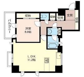 エスティメゾン五反田 606 間取り図