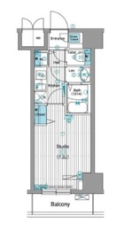 グランド・ガーラ銀座 5階 間取り図