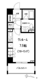 アトラス江戸川アパートメント 3階 間取り図