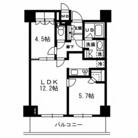 レジディア杉並方南町 703 間取り図