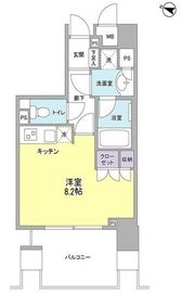 東急ドエルグラフィオ広尾 1102 間取り図