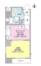 グリーンパーク銀座エスト 3階 間取り図