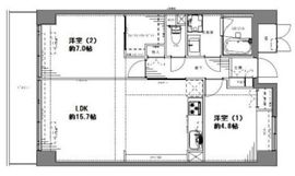 レジディア芝浦 1003 間取り図