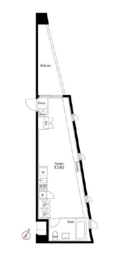 イプセ学芸大学 409 間取り図